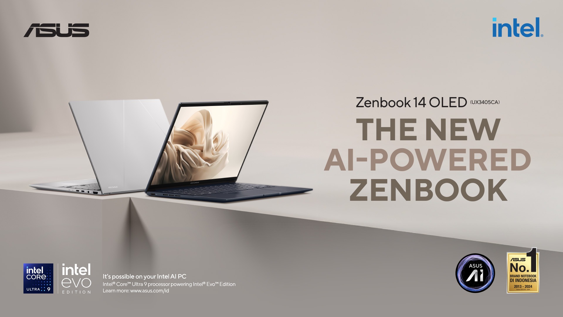 Pilihan Laptop Terbaik ASUS yang Ditenagai Prosesor Generasi Terbaru