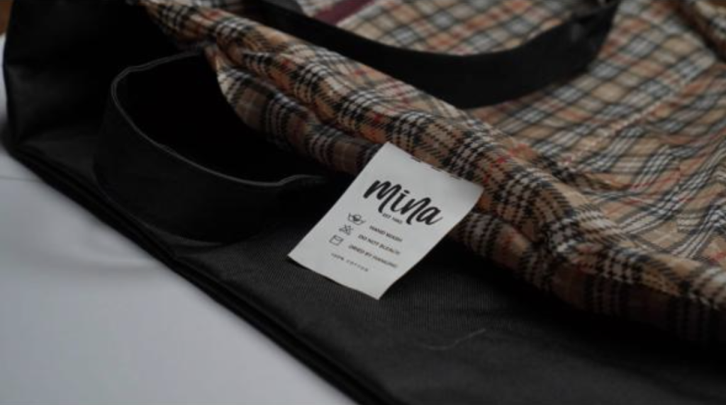 Label Baju & Label Woven Damask